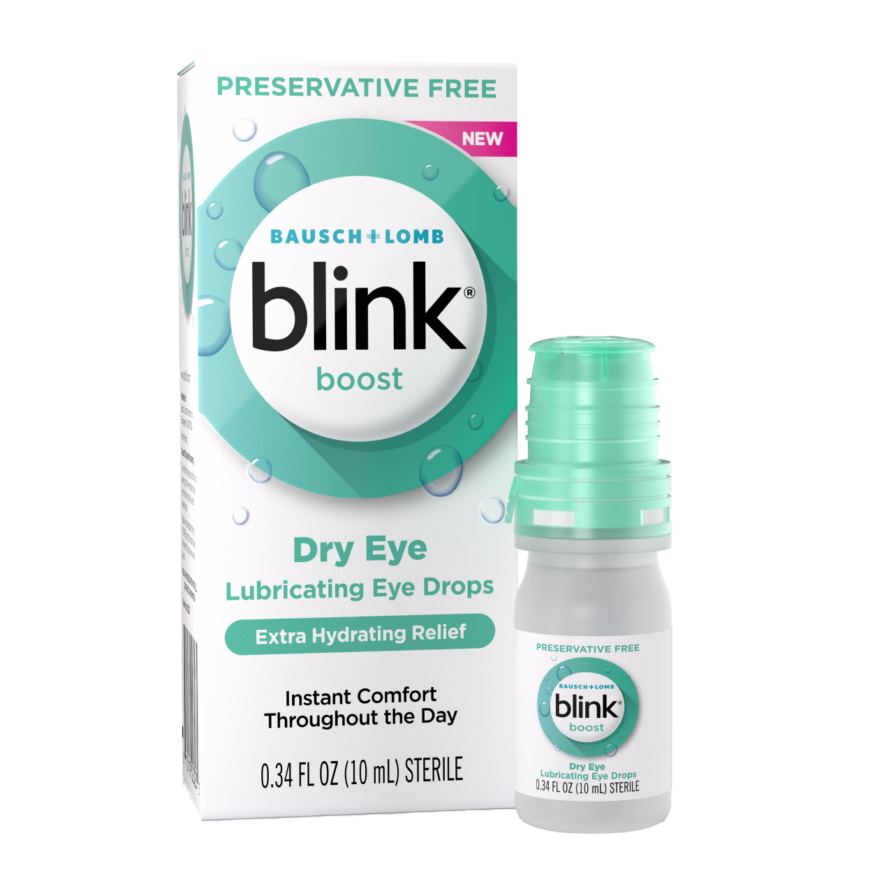 .34 fl oz bottle of Blink® Boost Lubricating Eye Drops   