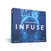 Box of 90 Bausch + Lomb INFUSE® One-Day Soft Contact Lenses